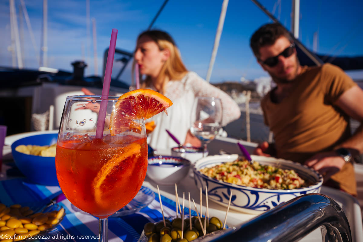 Aperitivo in barca a vela Ostia Lido Roma